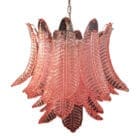 7060---36-pink-felci-glass-murano-chandelier-cherry-vintage